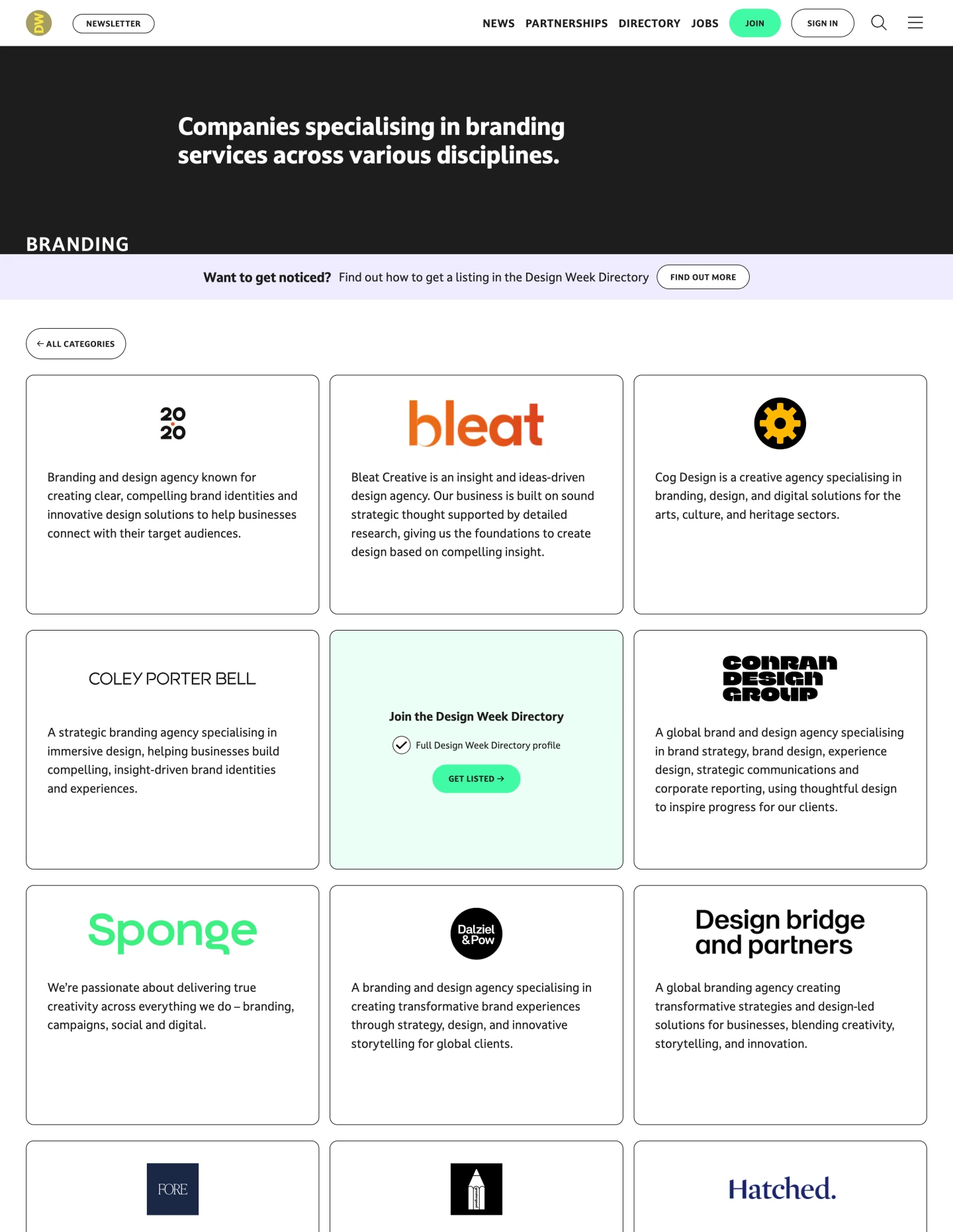 Suppliers and designers
